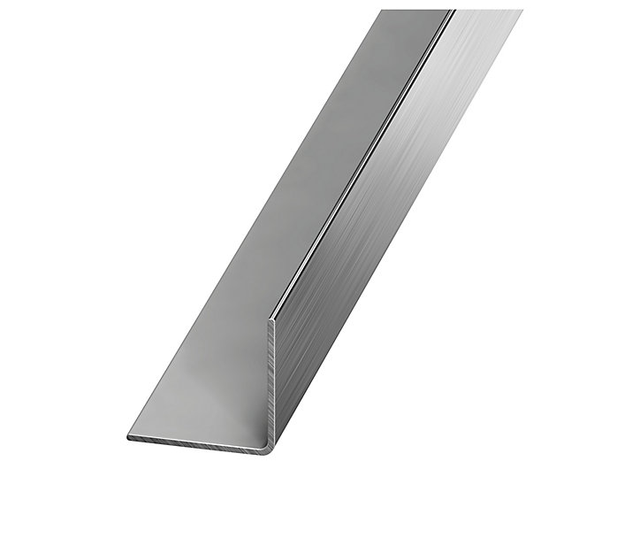Cornière PVC coloris inox 30 x 30 mm, 1,3 m