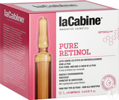 LaCabine Pure Retinol Soin Visage Toutes Peaux Ampoules 10x2ml
