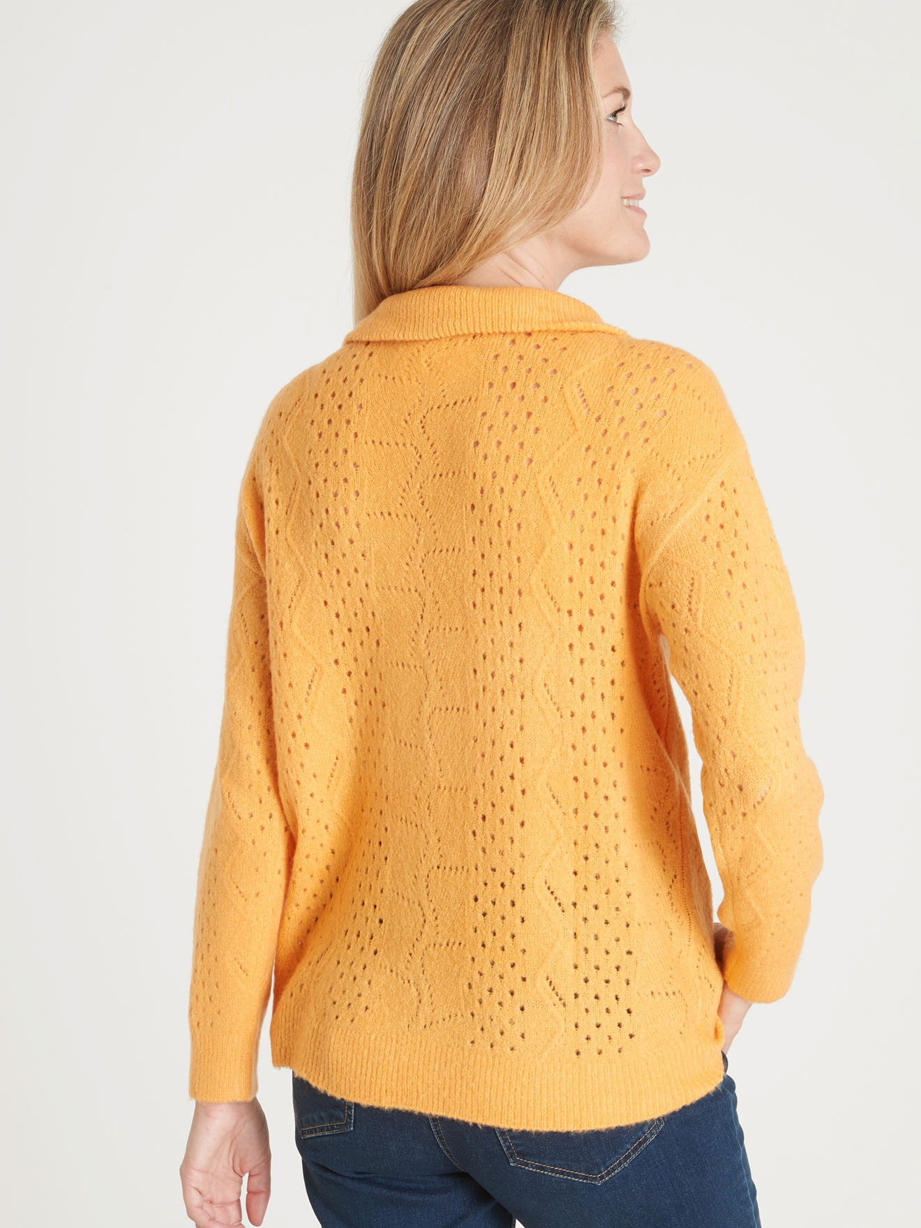 Pull col montant zippé