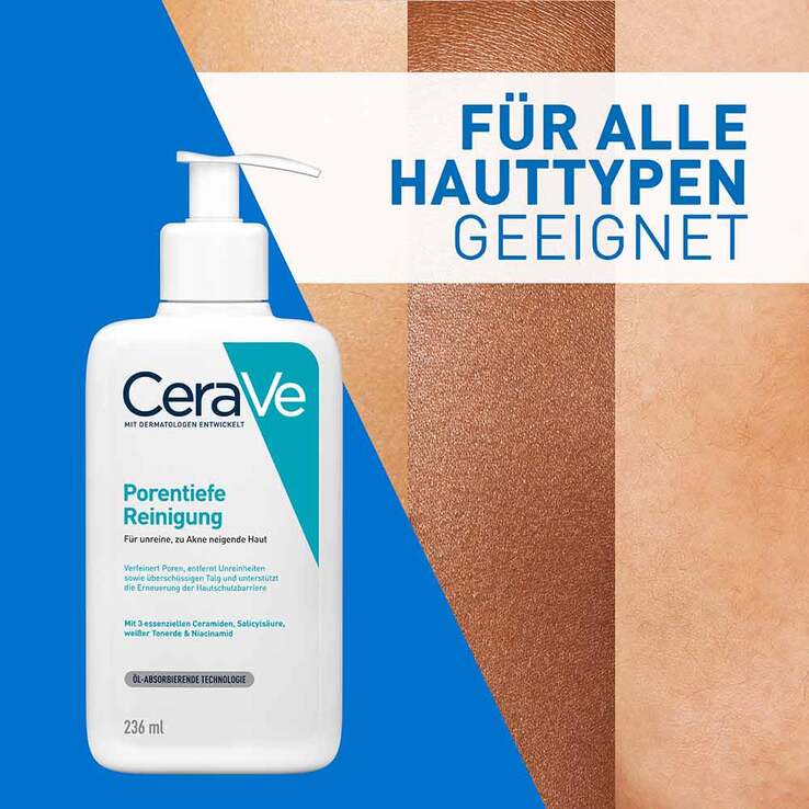 CeraVe porentiefe Reinigung Gel, 236 ml