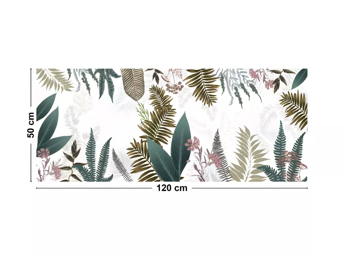 Tapis Vinyle Médium l 50xL120cm - Sweet Jungle - Vinyle