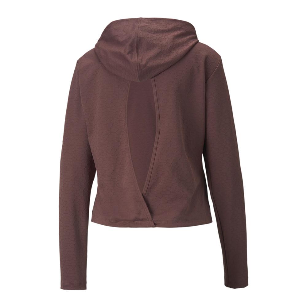 Puma Sweat à capuche Prune Femme Puma Reg Length