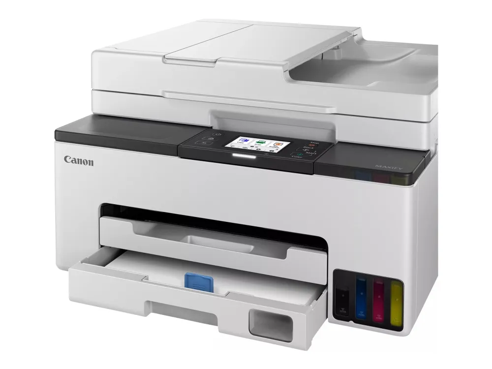 Canon MAXIFY GX2050 - Multifunktionsprinter - farve - blækprinter - kan genopfyldes - Legal (216 x 356 mm)/A4 (210 x 297 mm) (original) - A4/Legal (medie) - op til 15 ipm (udskriver) - 250 ark - 33.6 Kbps - USB 2.0, Wi-Fi(ac), LAN