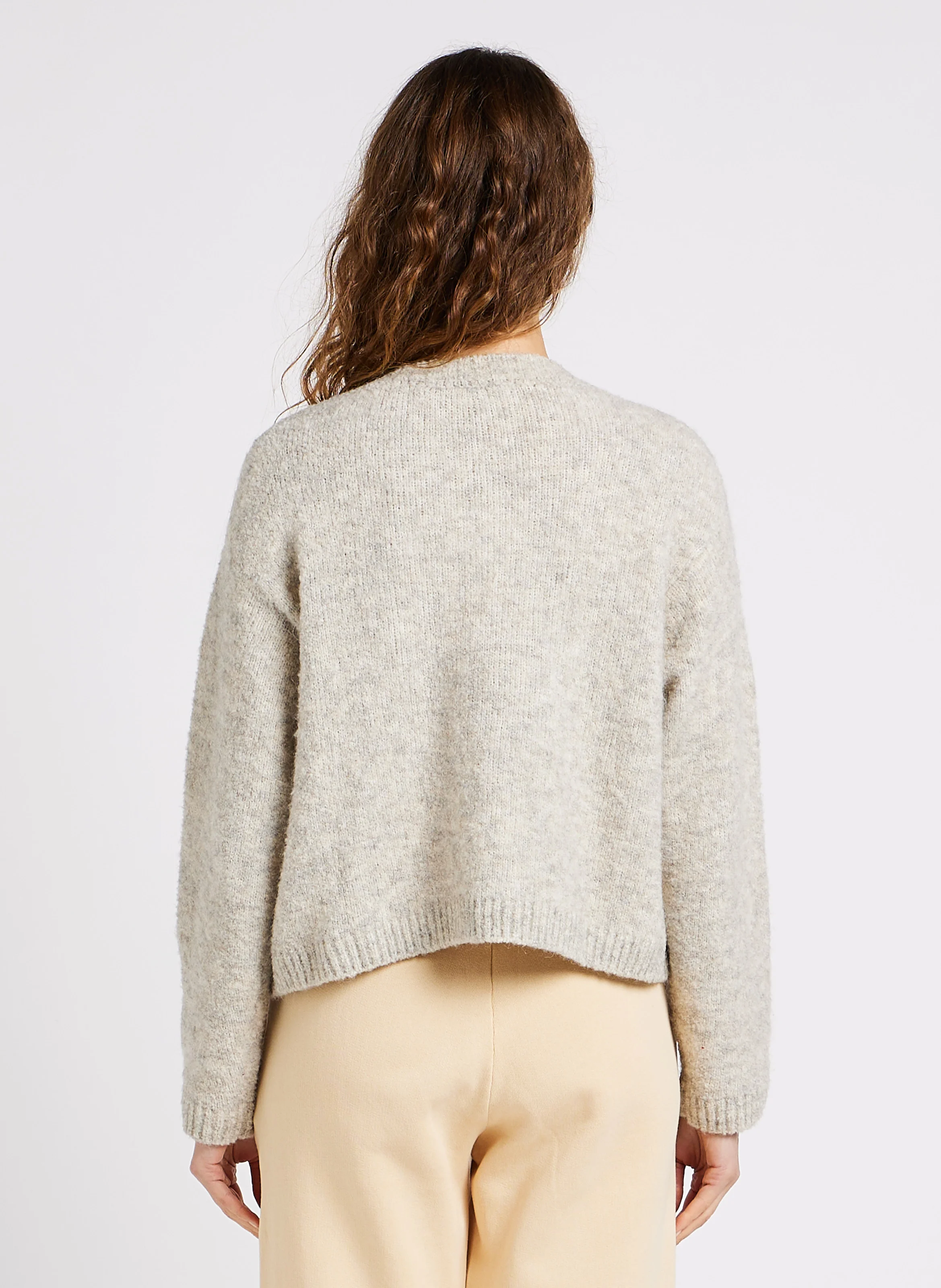 CIKOYA - Pull col rond| Gris