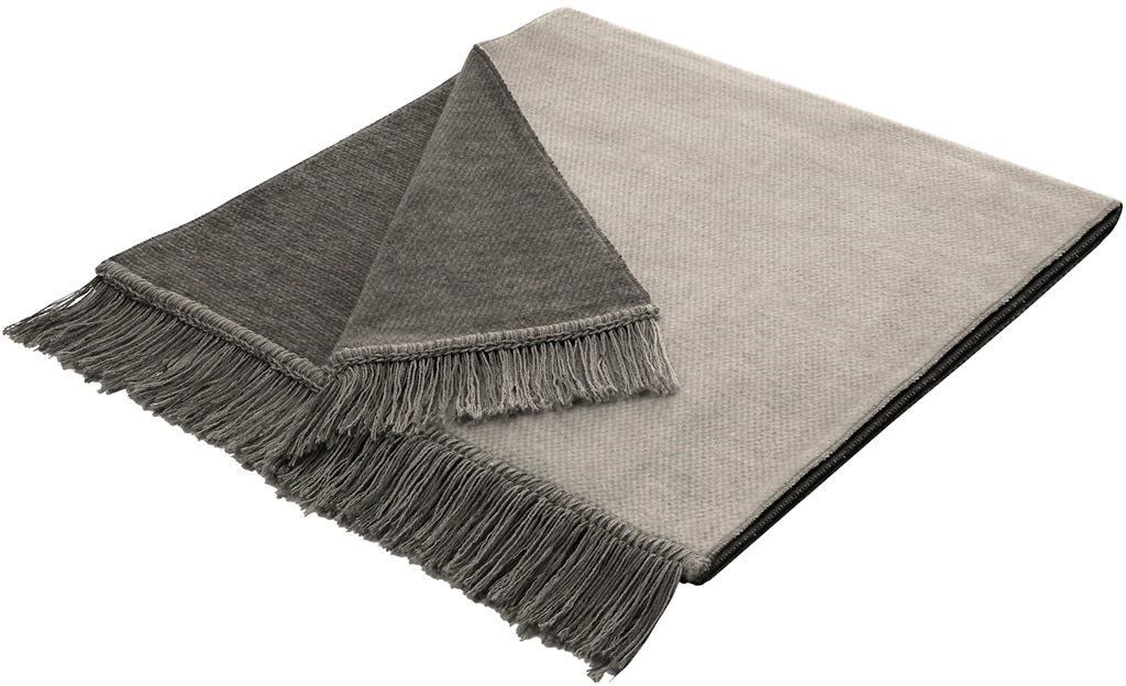 Biederlack Sesselschoner »Cotton Cover Salt & Pepper« mit Fransen