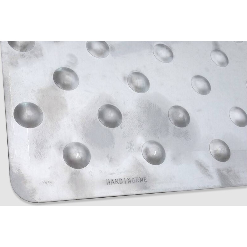 Dalle podotactile MINOX - Inox - 4 formats - Int/Ext