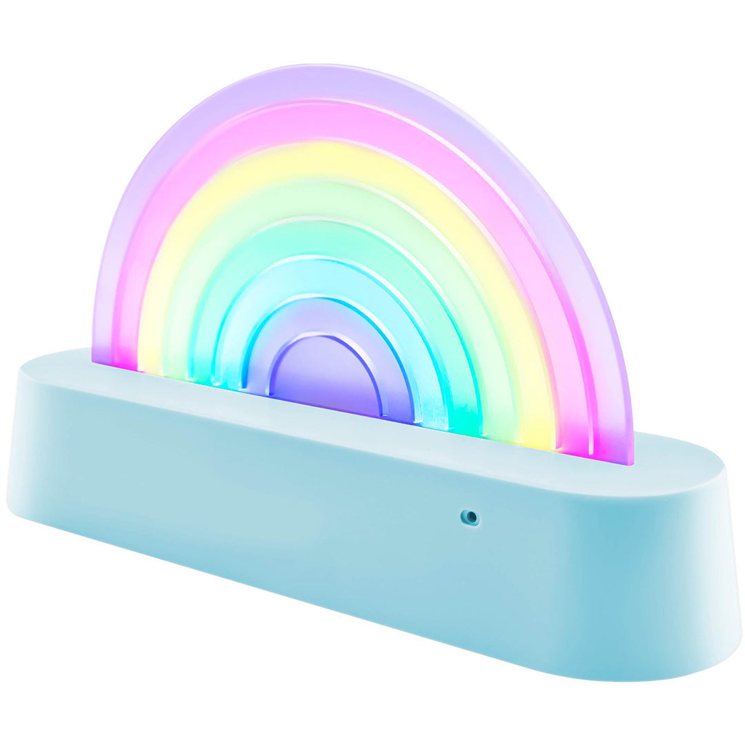 Lalarma lamp dansende regenboog - blauw