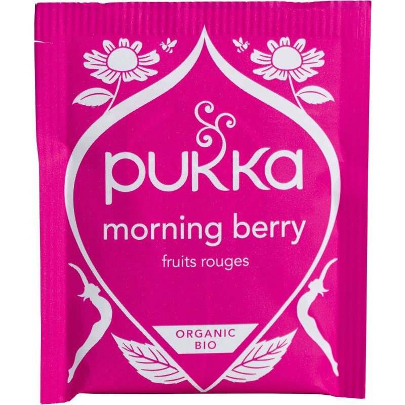 Infusion Détox de Fruits Rouges Bio Pukka - Boîte de 20 sachets