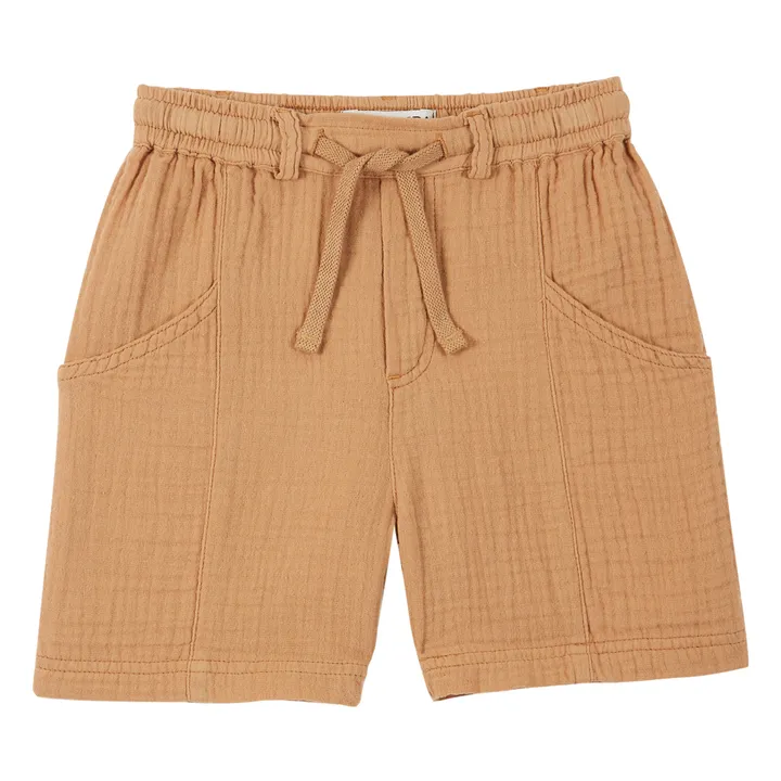 Emile et Ida Short Gaze de Coton | Ocre