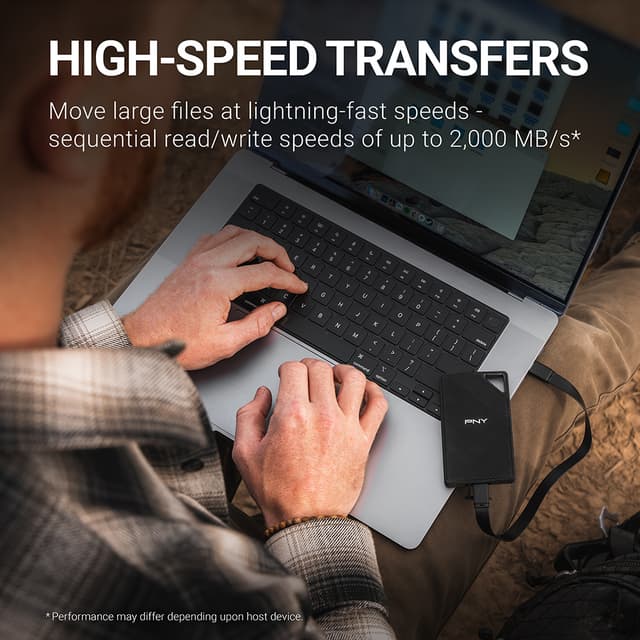 PNY RP60 Extreme Performance bærbar SSD 2 TB
