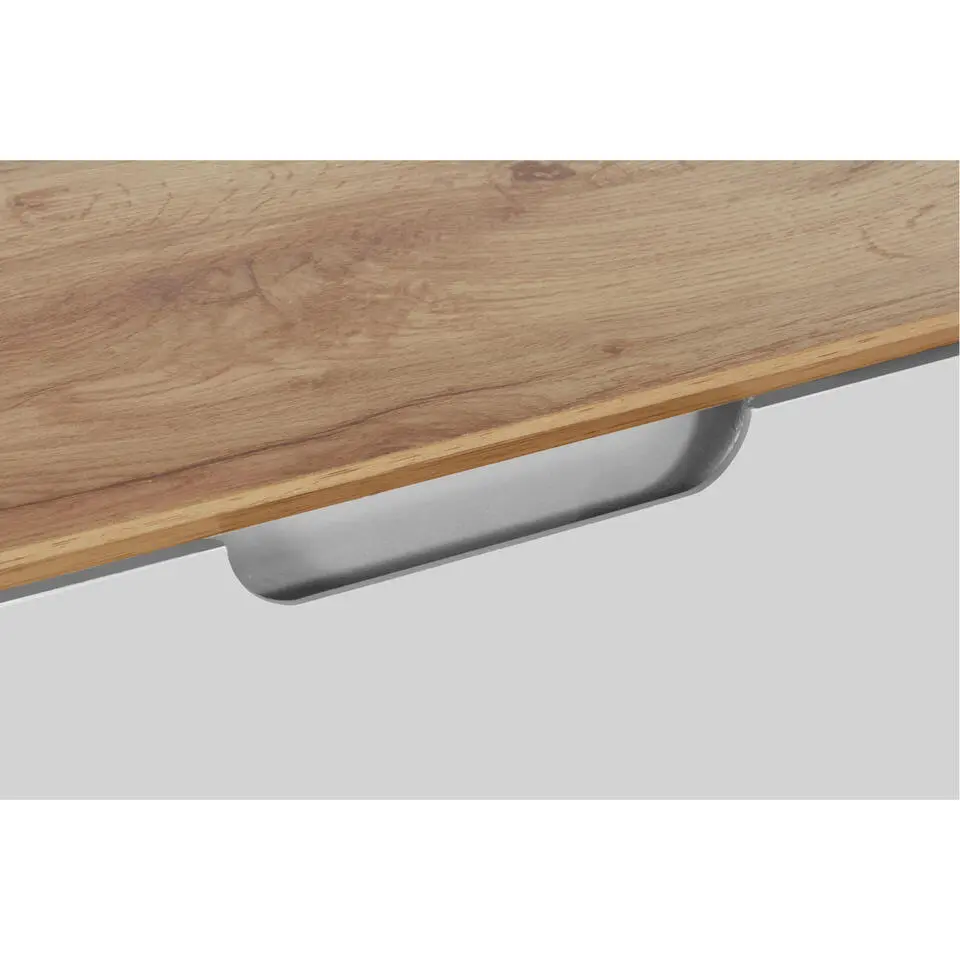 Ezra - Dressoir met 2 eiken/witte deuren