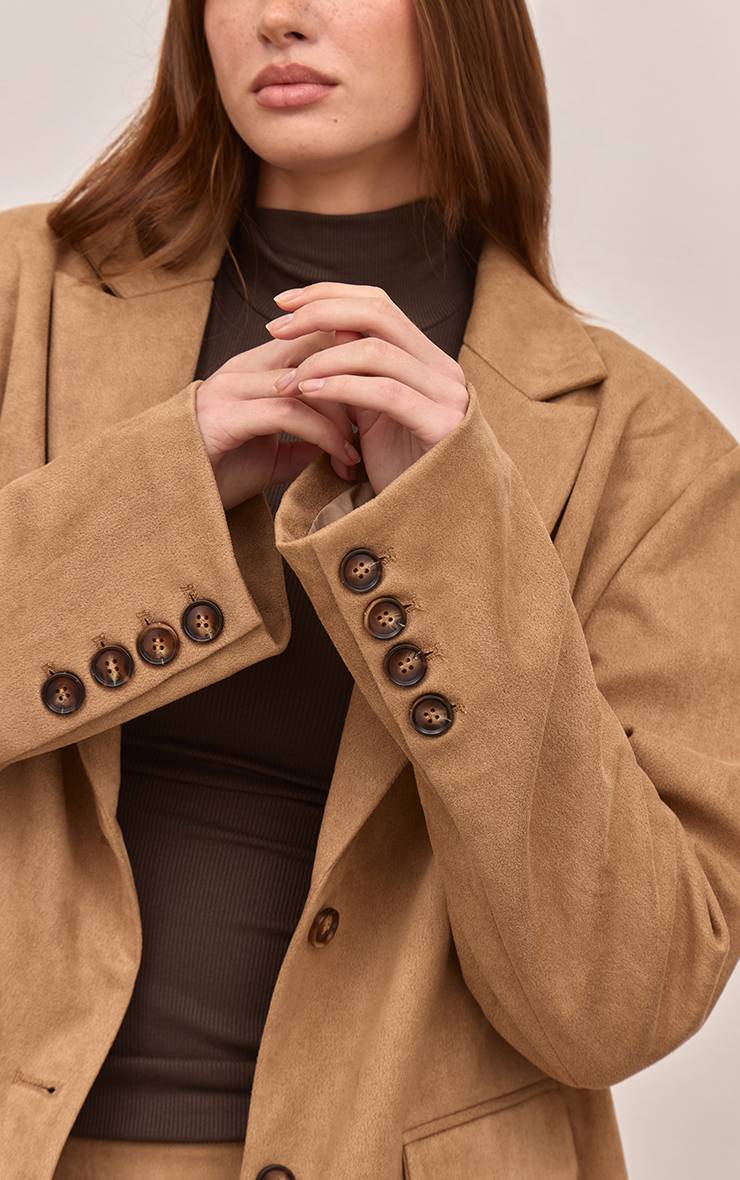 Sable Ensemble Coordonné Blazer Dad Oversize En Synthétique