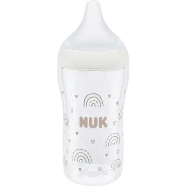 Perfect Match Babyflasche Regenbogen mit Temperature Control, ab 3 Monate, 260 ml