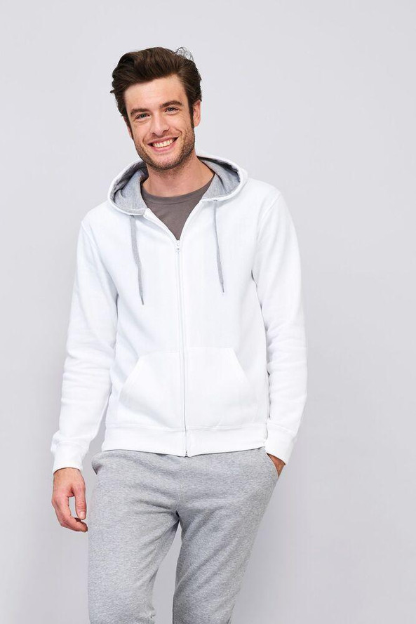 SOL'S 46900 - Veste Homme Contrastée à Capuche Doublée