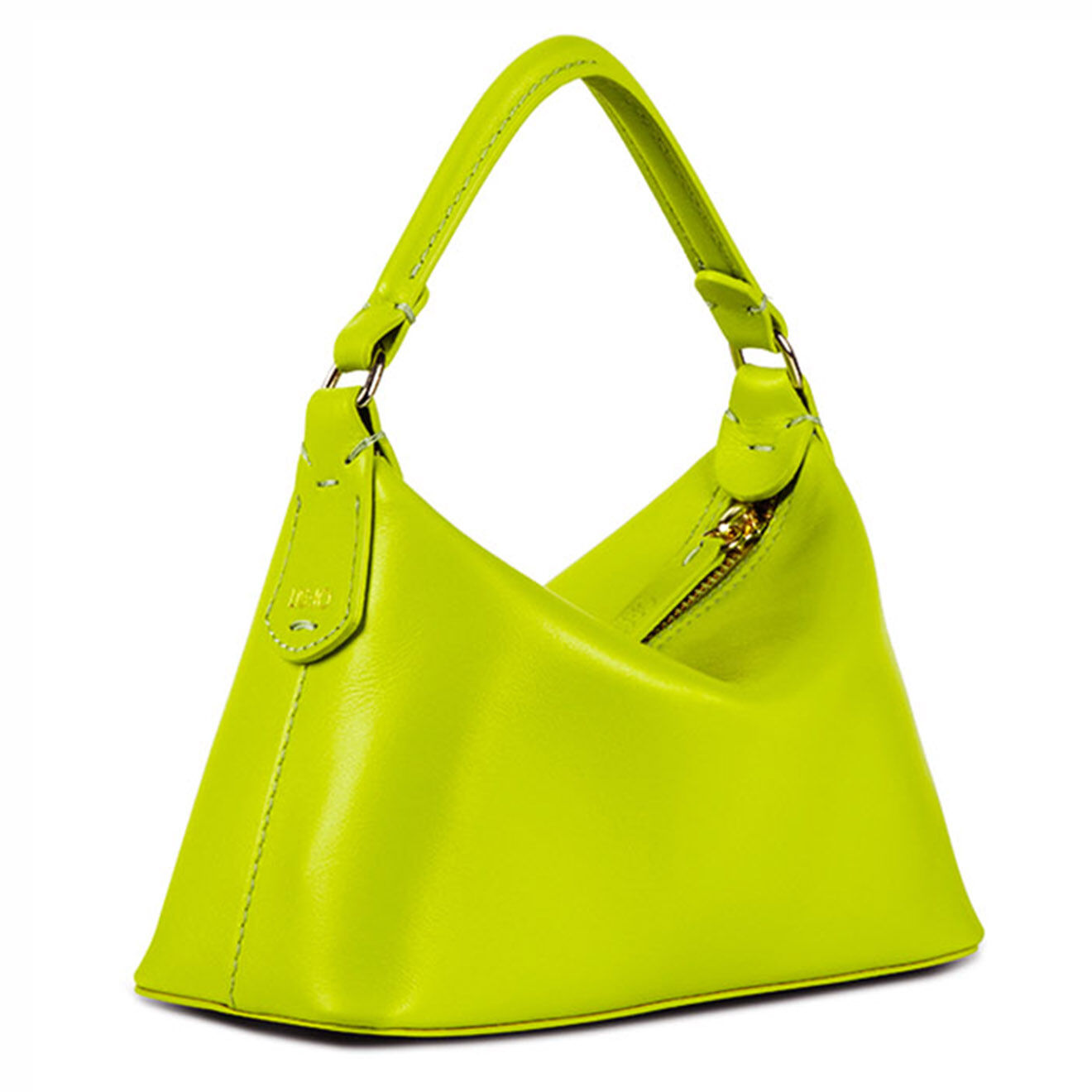 Leonie Hanne x Liu-Jo Sac à main en Cuir Mini Hobo Leonie Hanne X Liu Jo vert clair - 13x19x7.5 cm