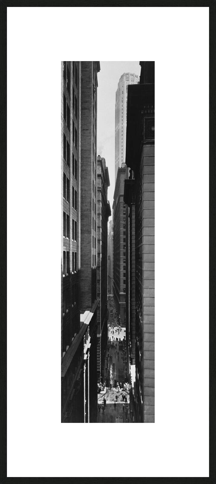 Exchange Place, Manhattan by Berenice Abbott - Limited Edition. Edition of: 150. Archive Stamp.