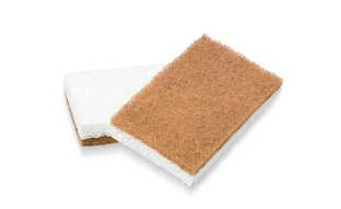 Full Circle Scrubber Sponges Walnut In A Nutshell 2ST