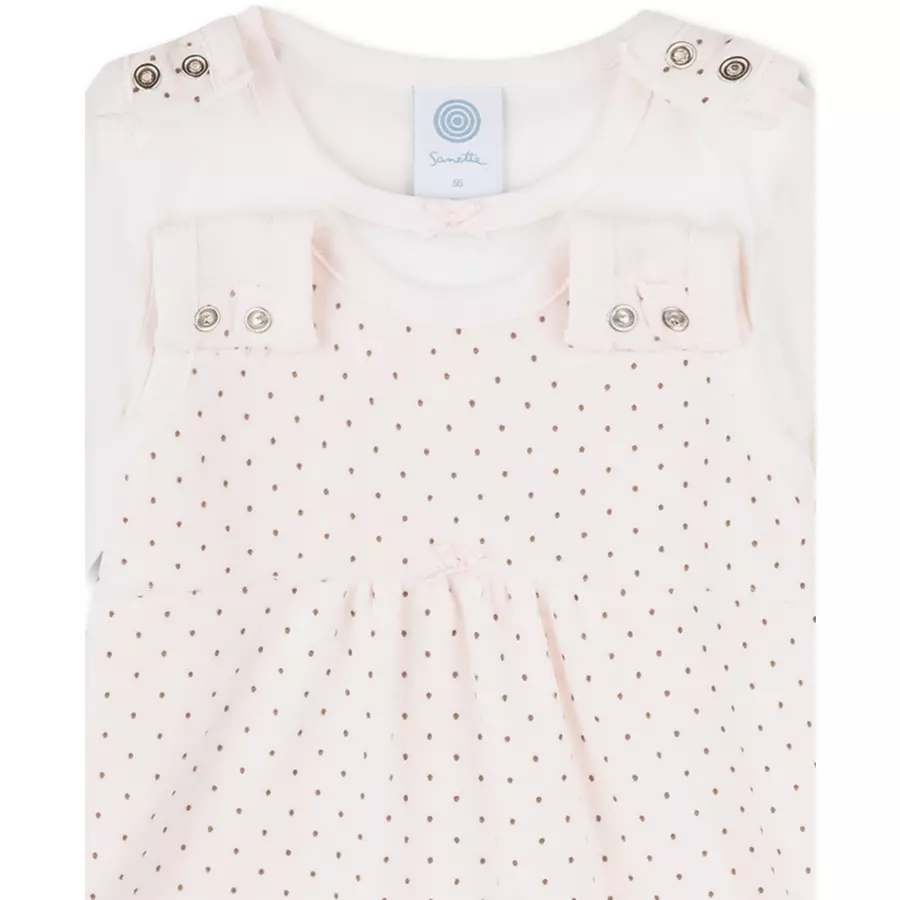 Sanetta Overall rosa gepunktet
