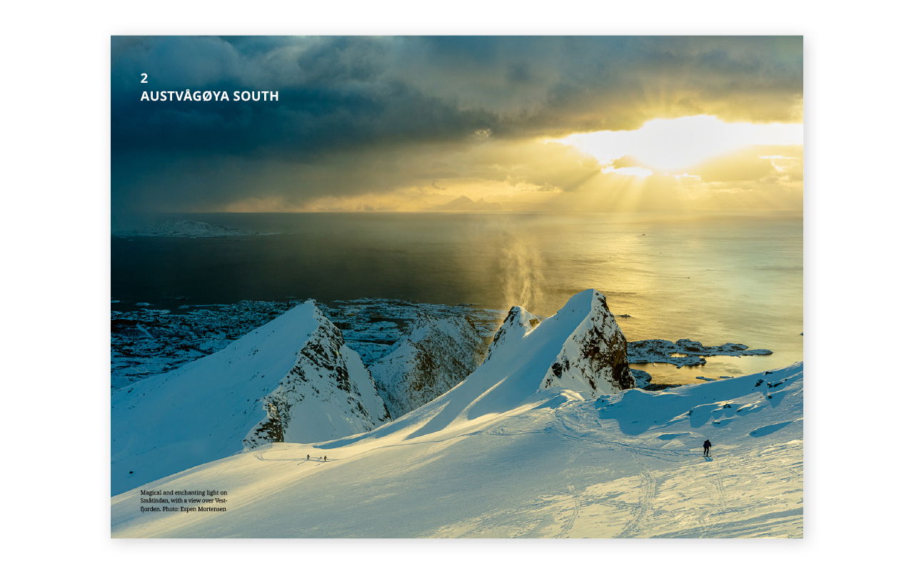 Bøker Ski Touring in Lofoten and Vesterålen