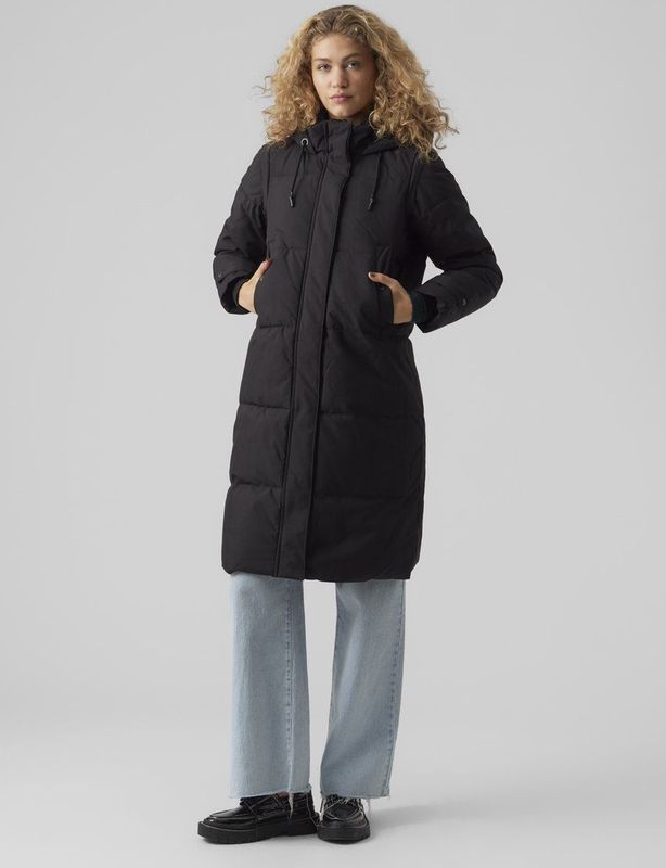 Vero Moda - VMMARGARET LONG COAT GA - Dames Jas - Zwart