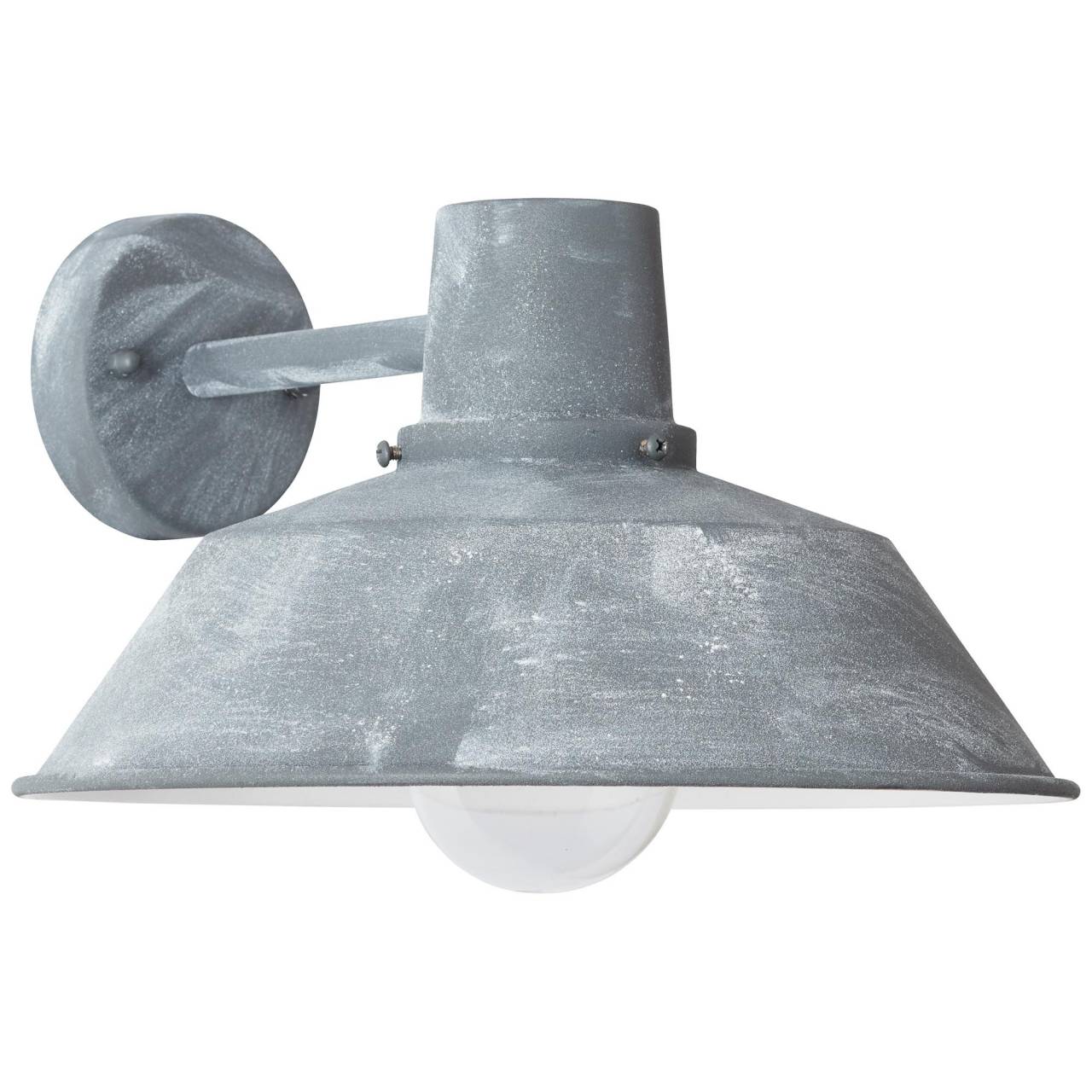 BRILLIANT Lampe Humphrey Außenwandleuchte hängend grau Beton | 1x A60, E27, 60W, geeignet für Normallampen (nicht enthalten) | IP-Schutzart: 44 - spritzwassergeschützt