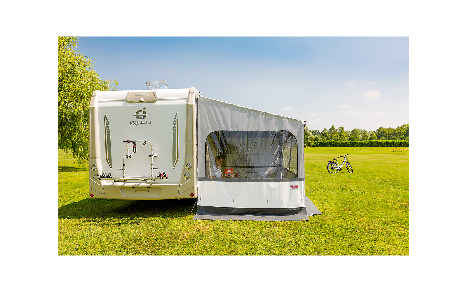 Fiamma Side W Pro Seitenwand mit großem Fenster für Fiamma F80L XL