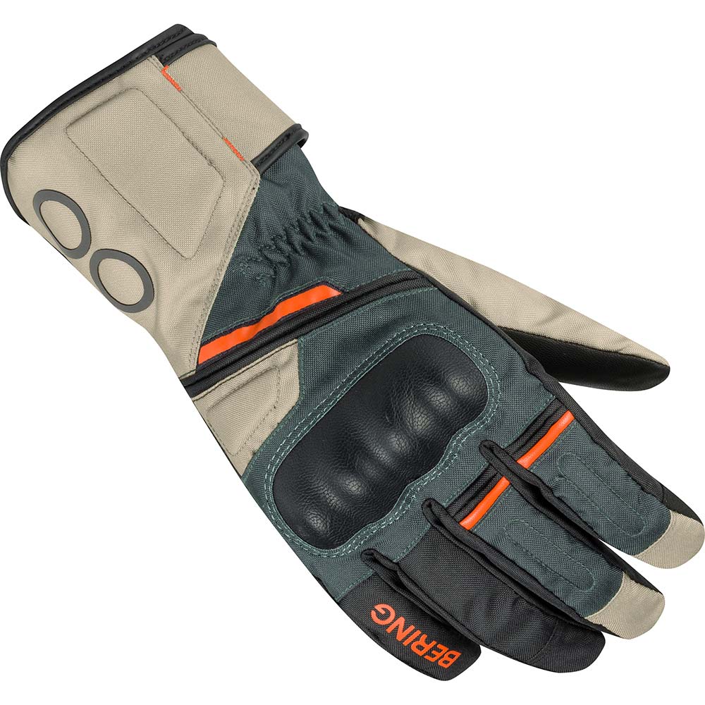 Bering - Gants Siberia Beige / Gris / Orange