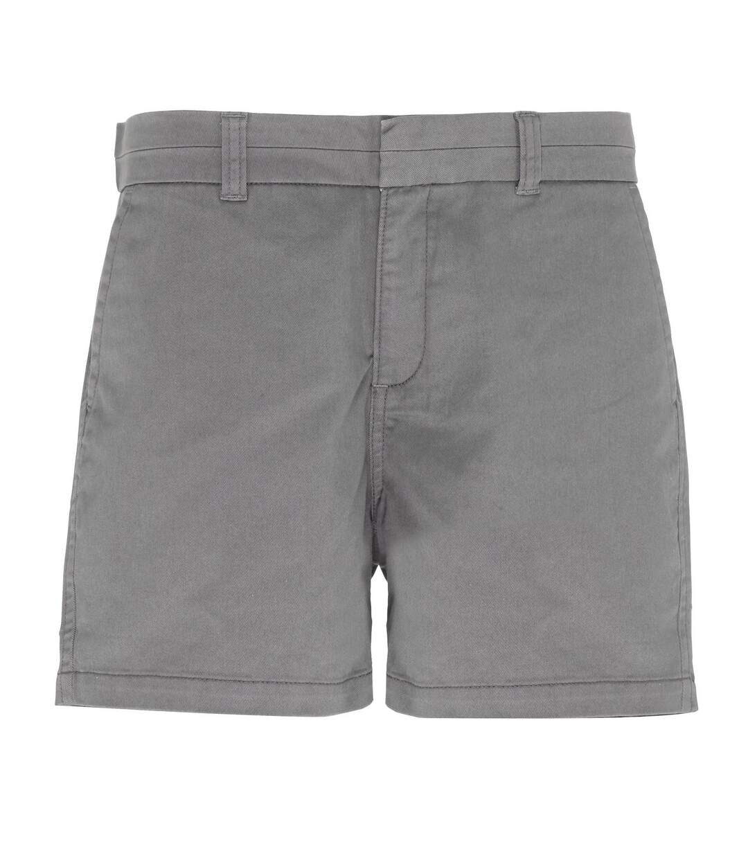 Short en coton pour femme - AQ061 - gris