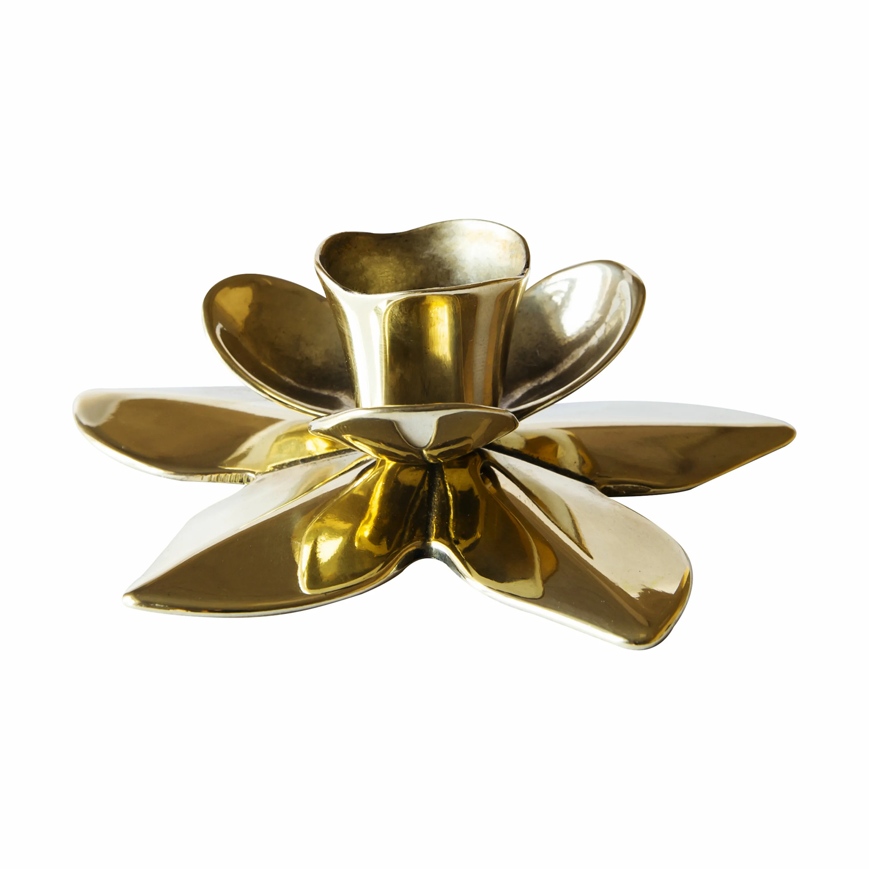 Candles with a twist Flower Art Deco Lysestage