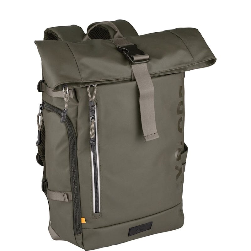 Camel Active Explore Rolltop Backpack Khaki