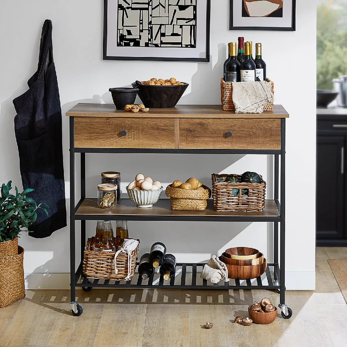 sobuy SoBuy FKW112-PF Desserte Roulante