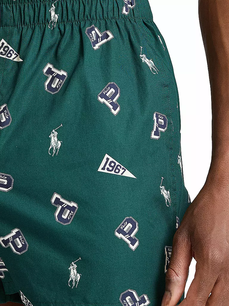 POLO RALPH LAUREN Boxershorts 3-er Pkg print navy dunkelgrün