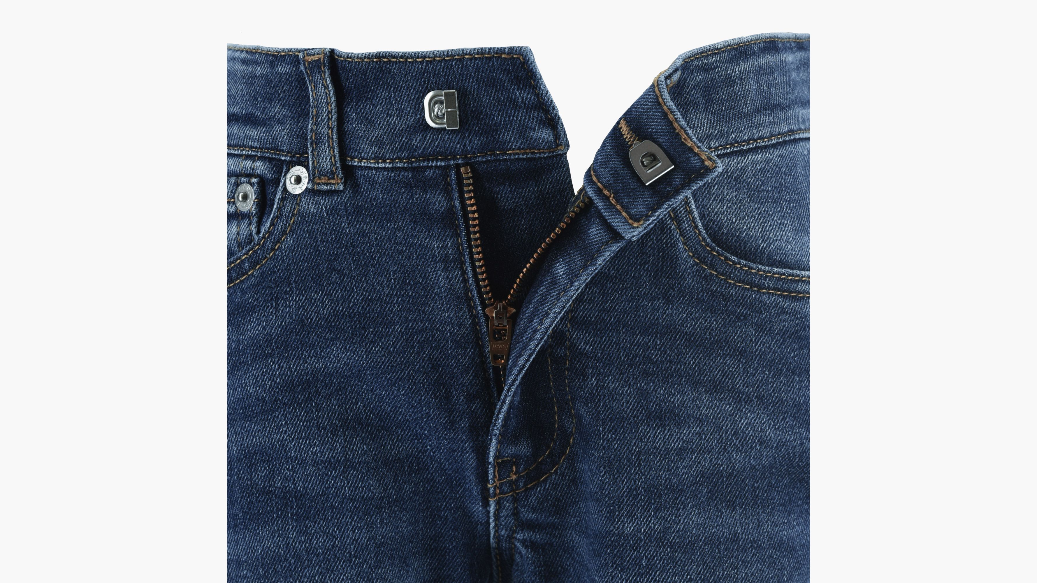 Jean Mom court - All The Feels - Bleu