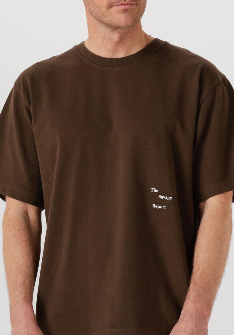 bruine the savage report t-shirt tsr logo bar