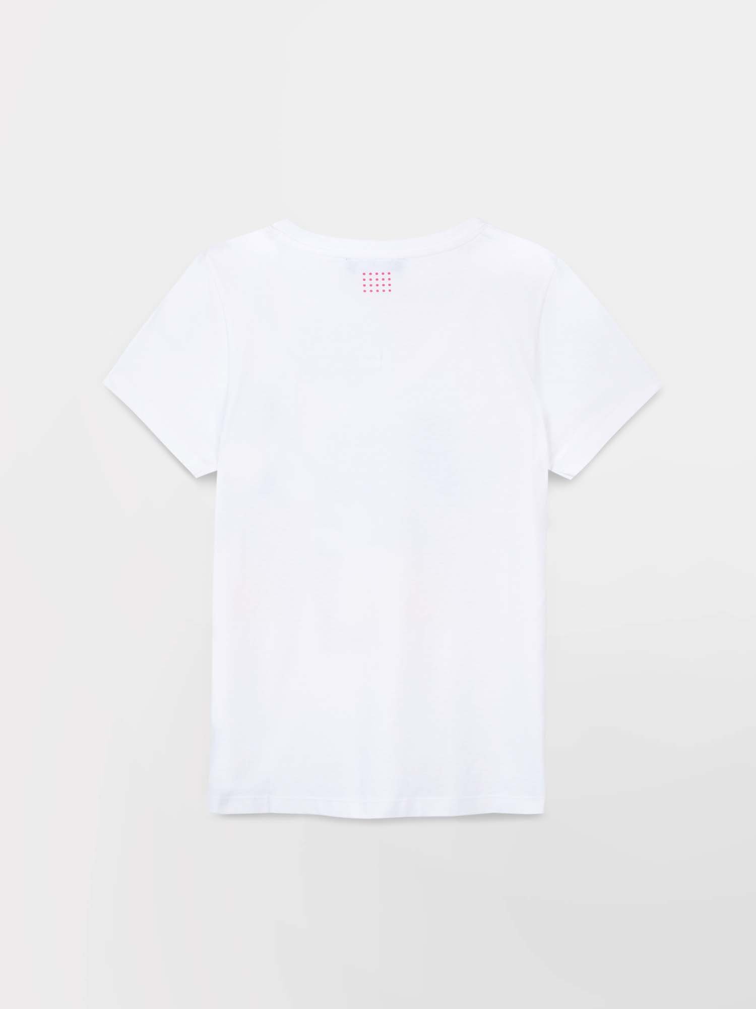 Tee Shirt Femme Coton Biologique Motif Blanc