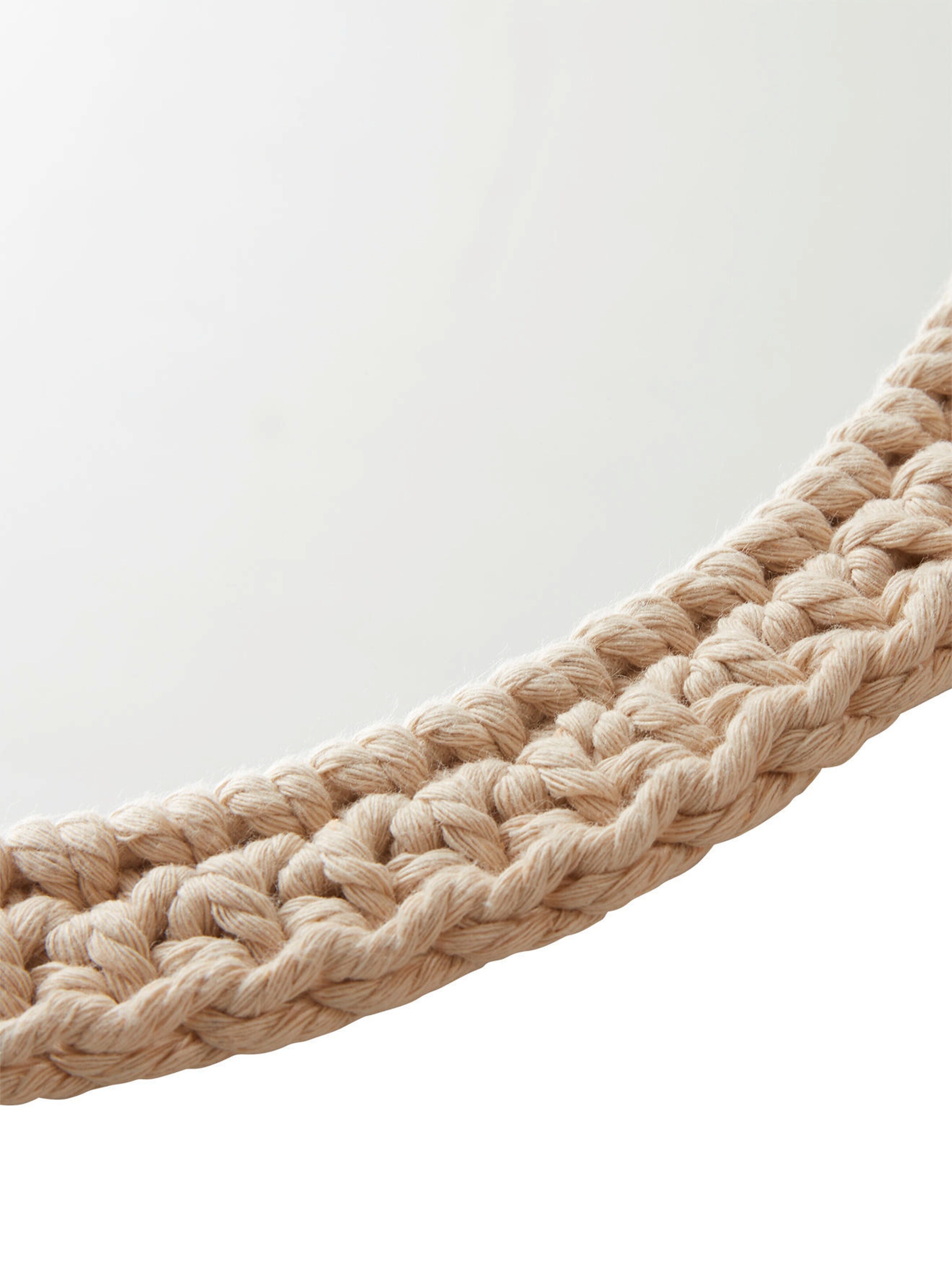 Vertbaudet Kinderzimmer Spiegel BÄR, gestrickt beige