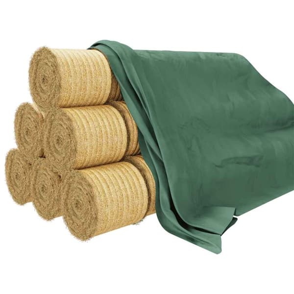 vidaXL Høystakkpresenning 9,8x6 m 140 g/m² polypropylen