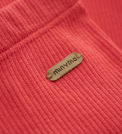 Minymo Leggings - Rib - Tomatenpüree