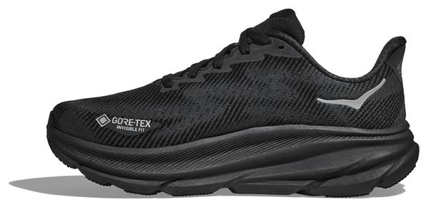 Chaussures Running Hoka Clifton 9 GTX Noir Femme