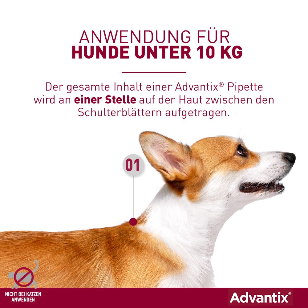 Advantix® Spot on für Hunde bis 4 kg