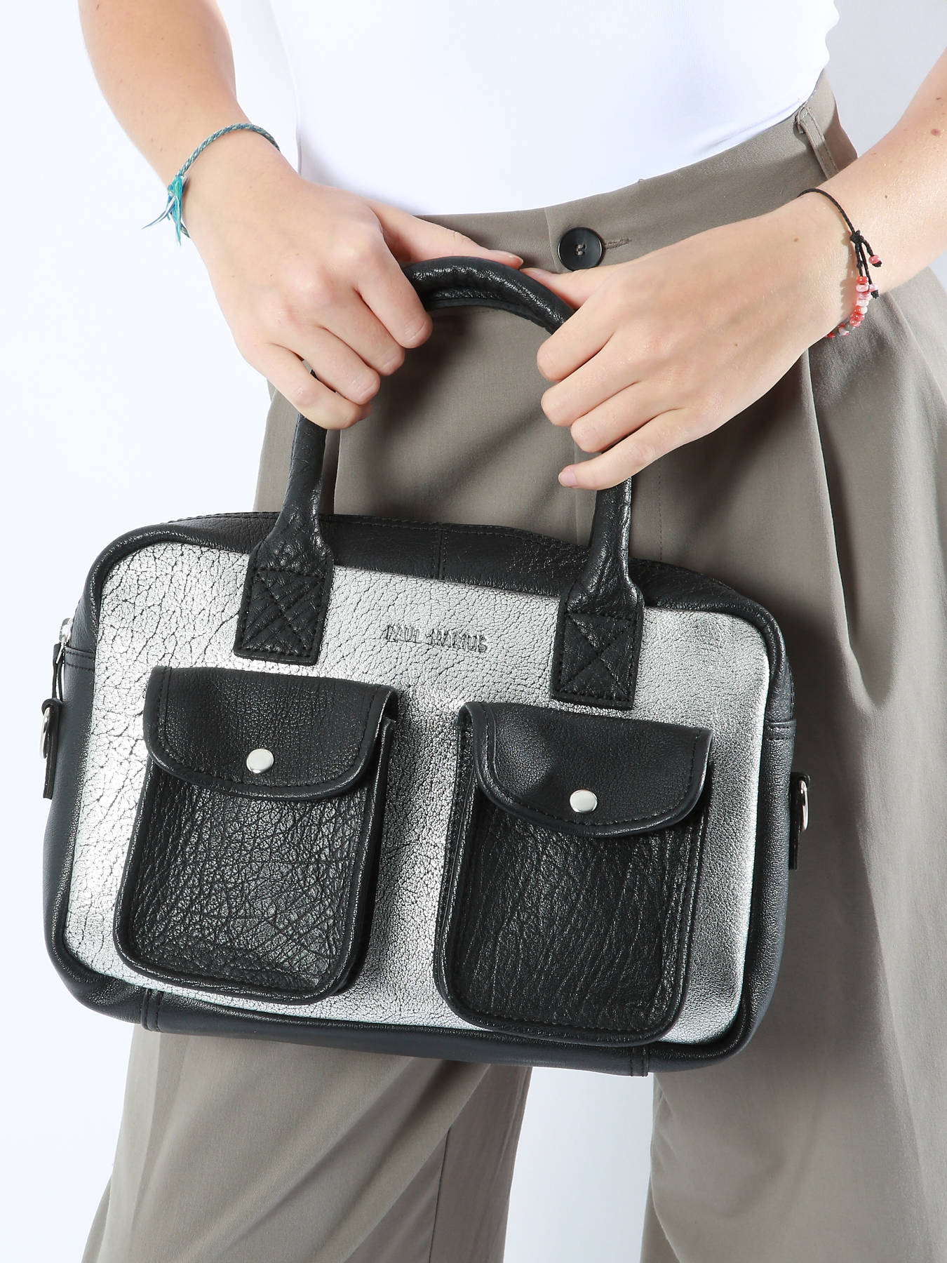 Sac bandoulire Argento cuir PAUL MARIUS