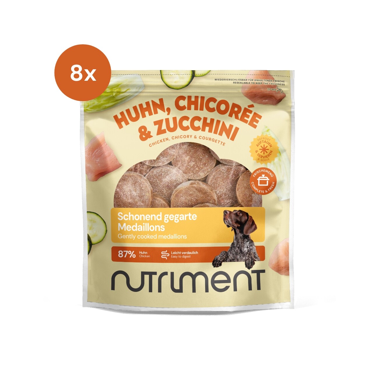 Nutriment Medaillons Huhn, Chicorée & Zucchini 8x800 g