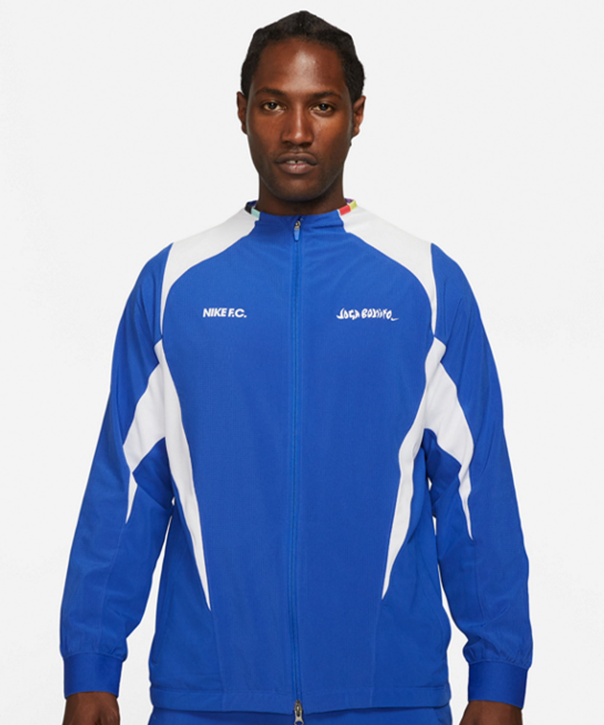Nike F.C. Joga Bonito Woven Jacke Blau F480