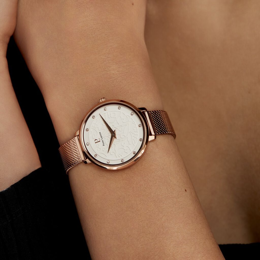 Montre Pierre Lannier Elegance Eolia Blanc