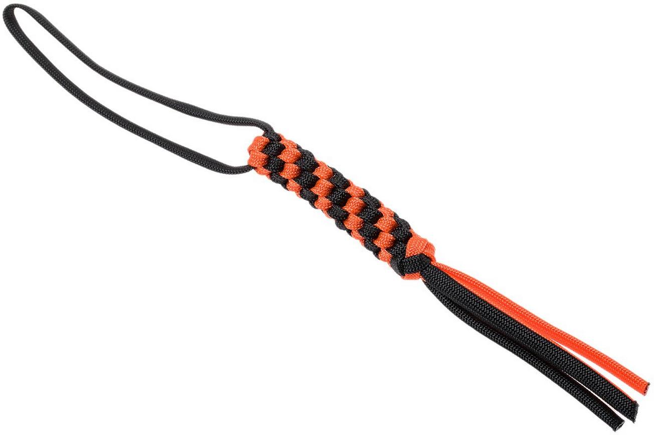 WE Knife A-03C paracord lanyard, oranje-zwart