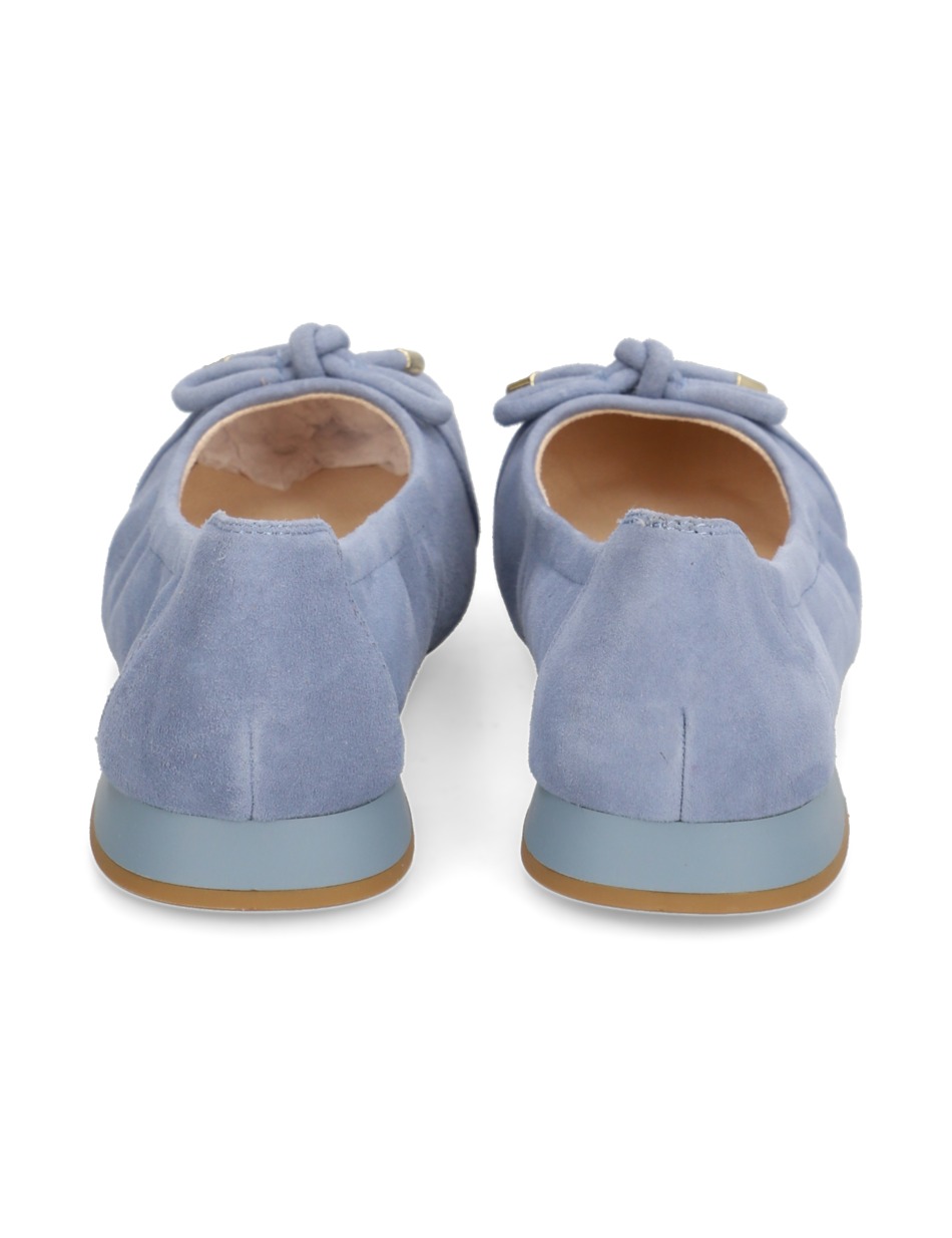 Veloursleder Ballerina