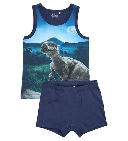 Minymo Undert?j - Navy Night m. Dinosaur