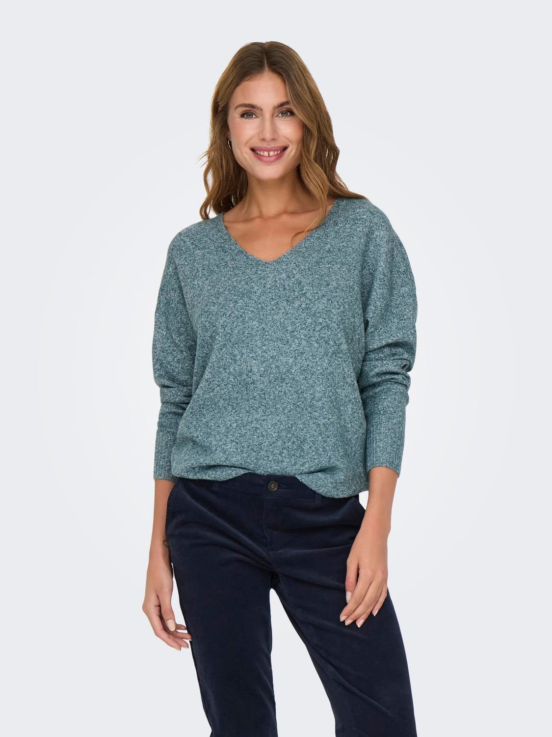 ONLRICA Strickpullover Sea Moss
