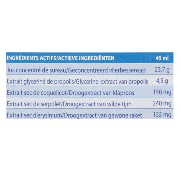 Xarope calmante Ortis Propex para aliviar as vias respiratórias e fortalecer as defesas naturais 150ml