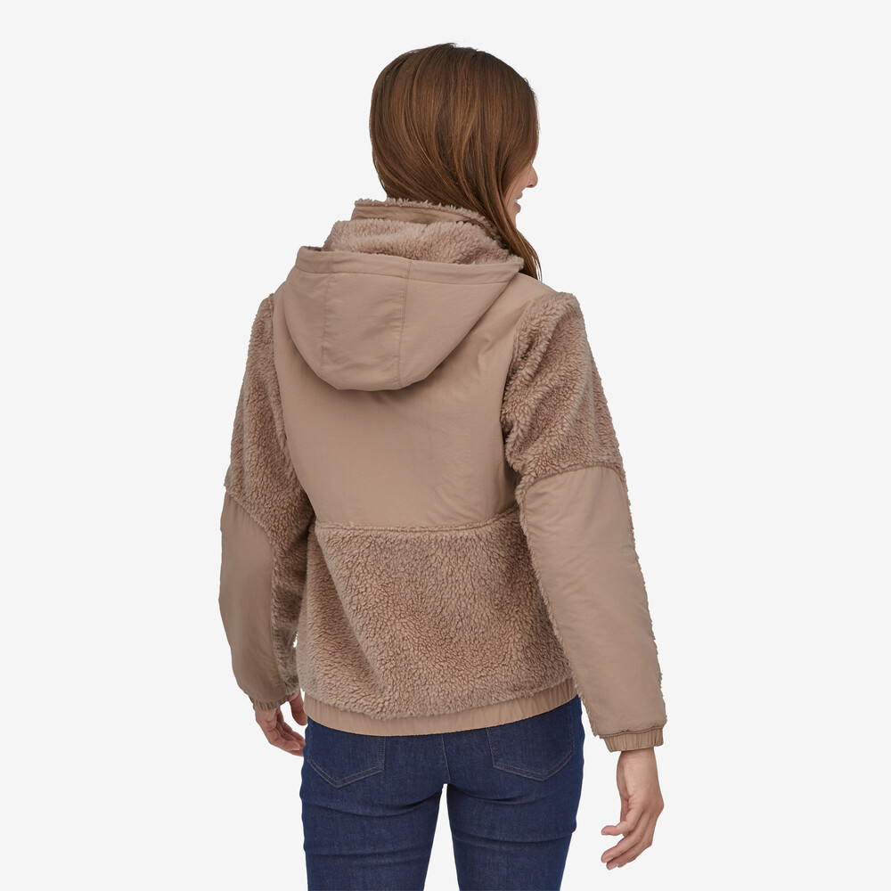 Damen-Fleecepullover mit Retro-X-Fleece-Einsatz